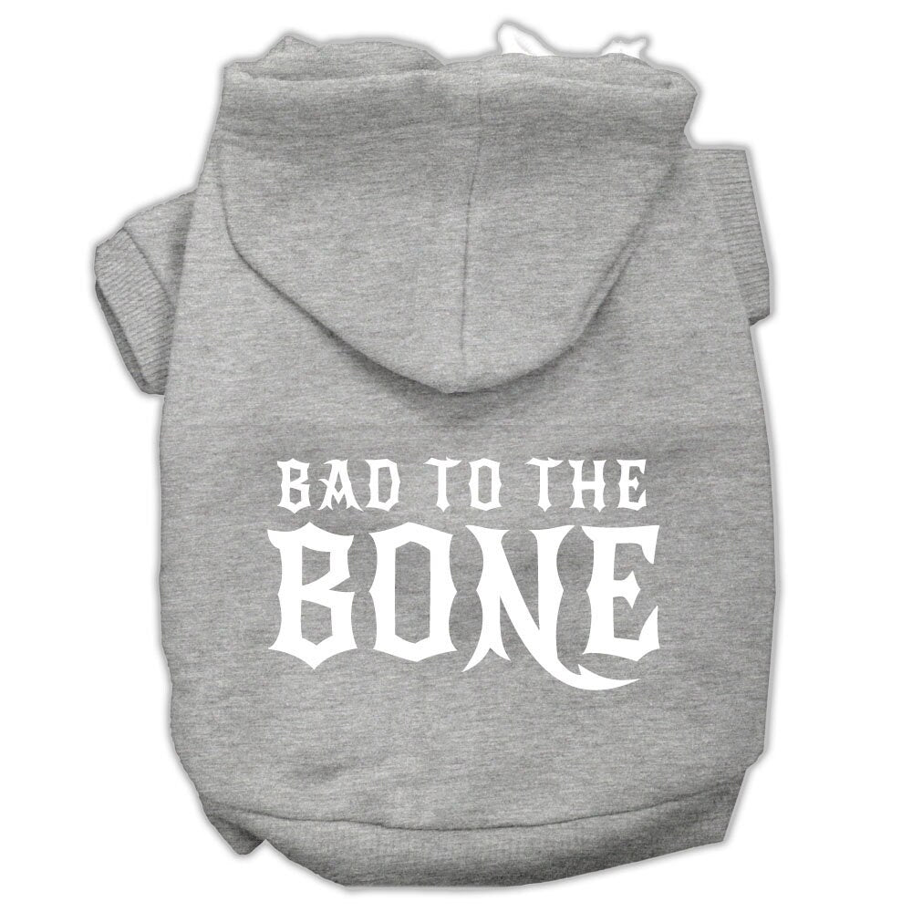 Bad to the Bone Dog & Cat Hoodie – Funny Pet Sweatshirt