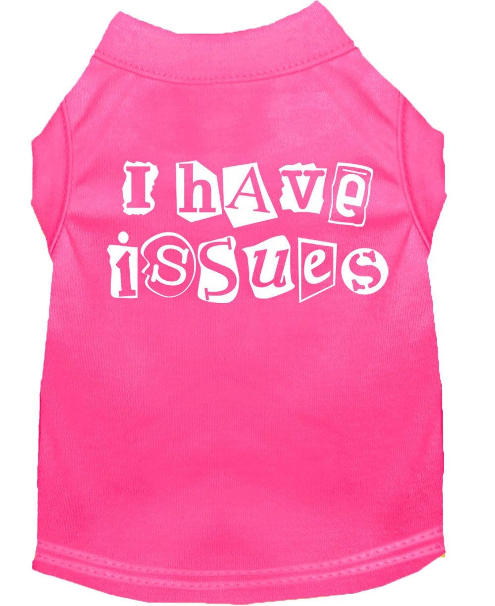 "I Have Issues" Pet Shirt – Funny Dog & Cat Tee, Soft & Durable Fit