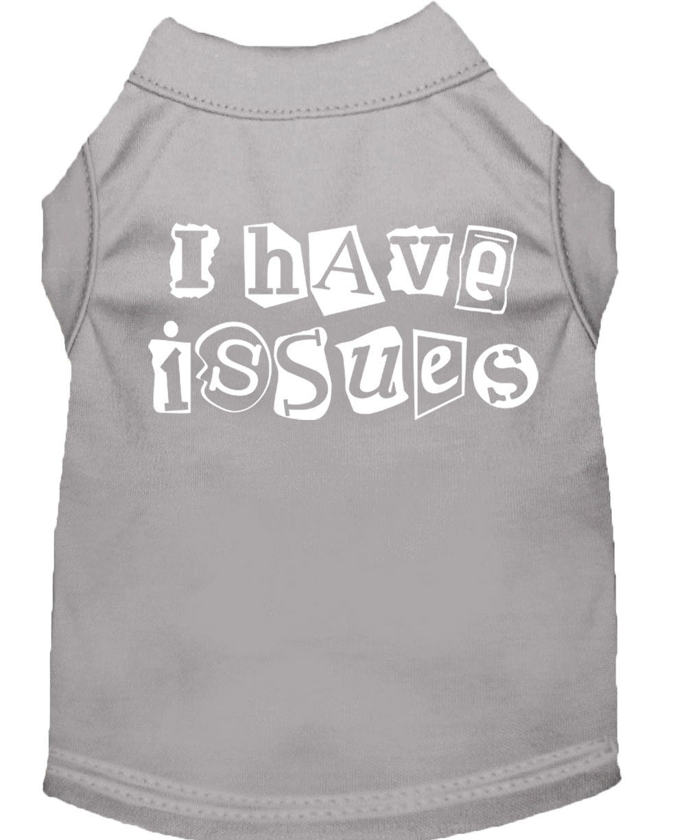 "I Have Issues" Pet Shirt – Funny Dog & Cat Tee, Soft & Durable Fit