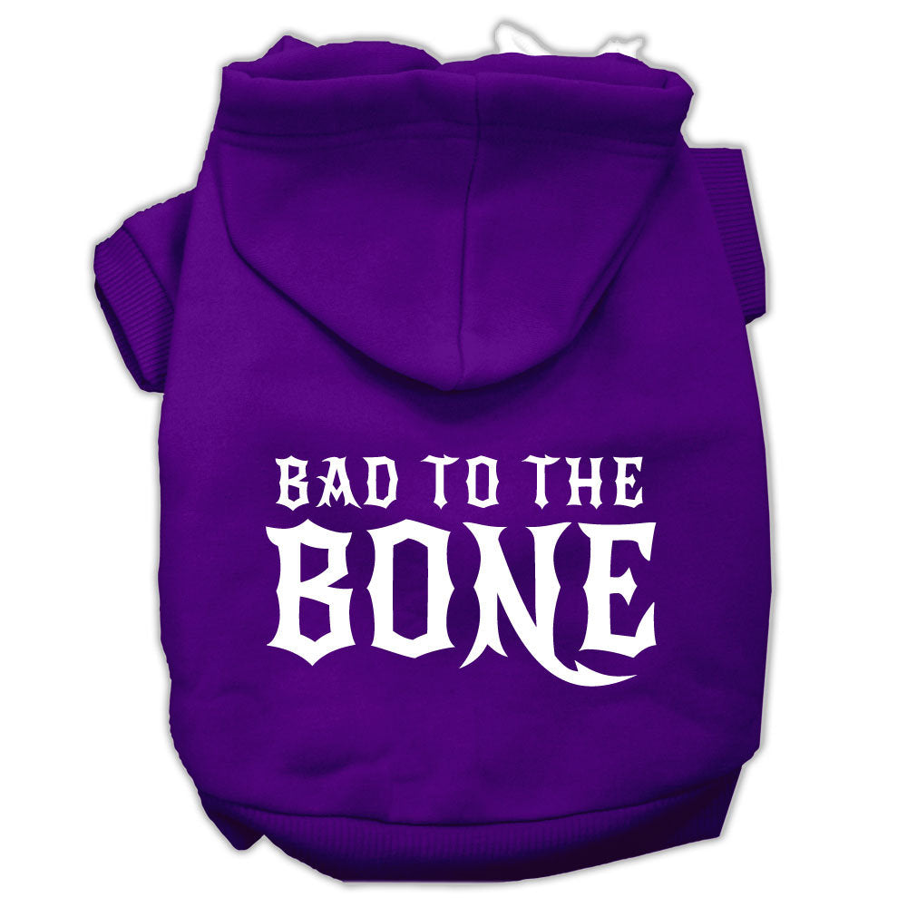 Bad to the Bone Dog & Cat Hoodie – Funny Pet Sweatshirt
