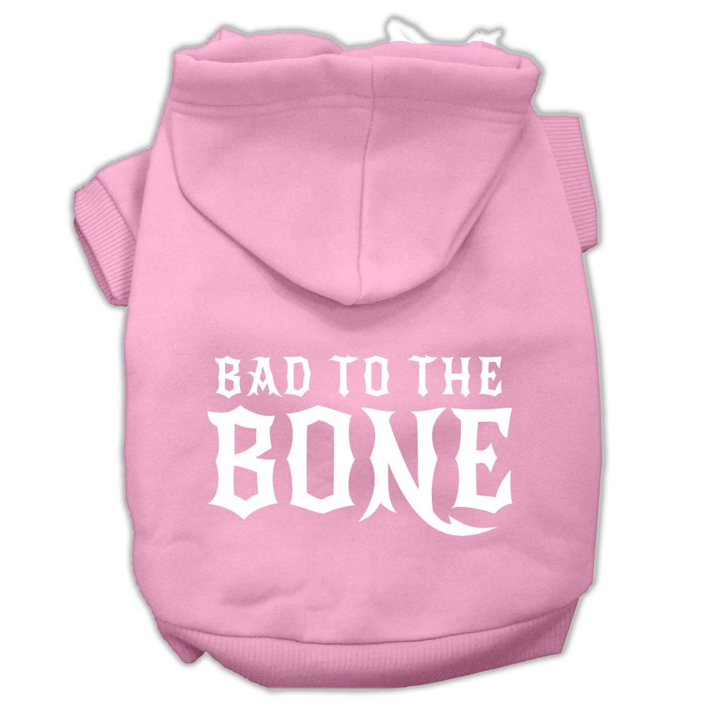 Bad to the Bone Dog & Cat Hoodie – Funny Pet Sweatshirt