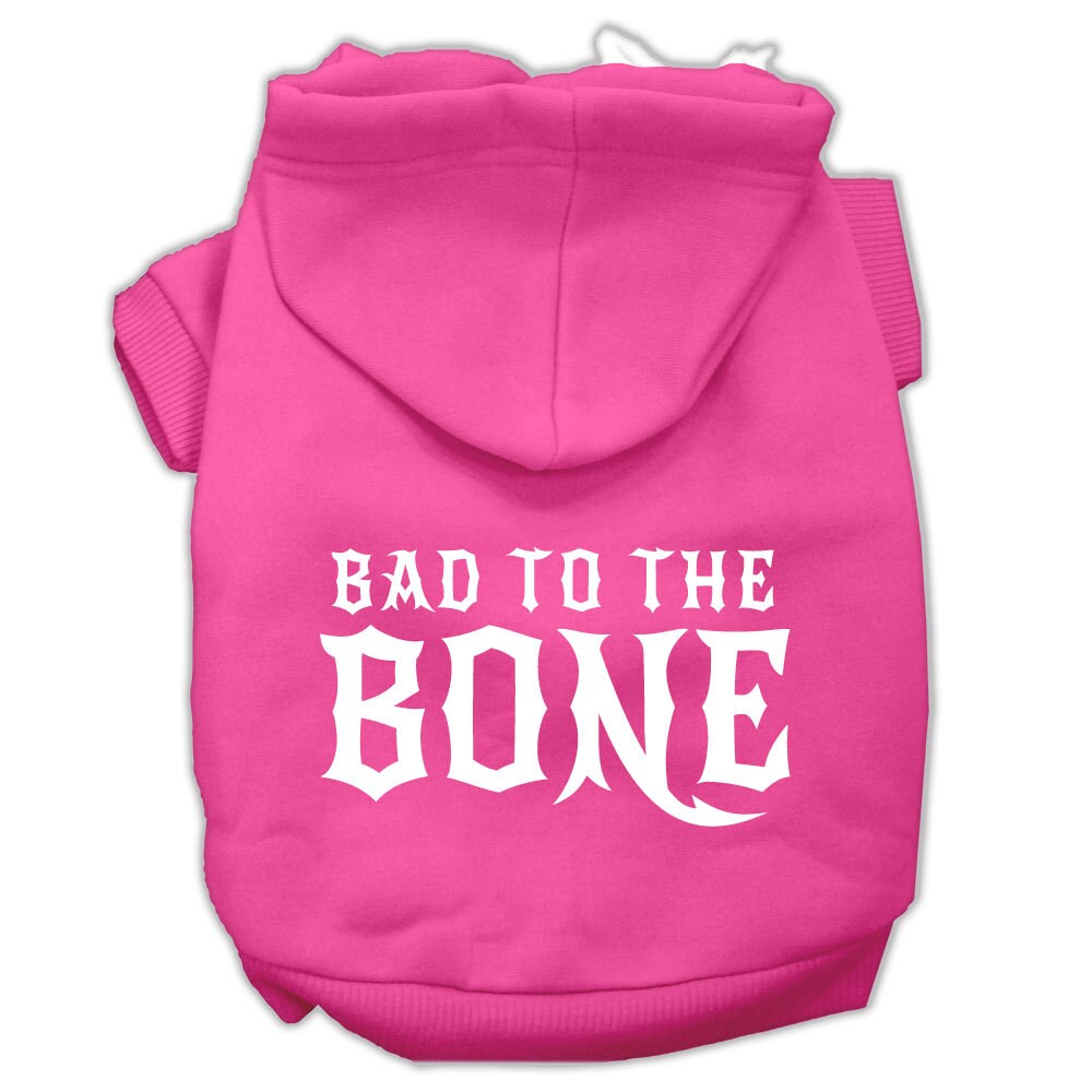 Bad to the Bone Dog & Cat Hoodie – Funny Pet Sweatshirt