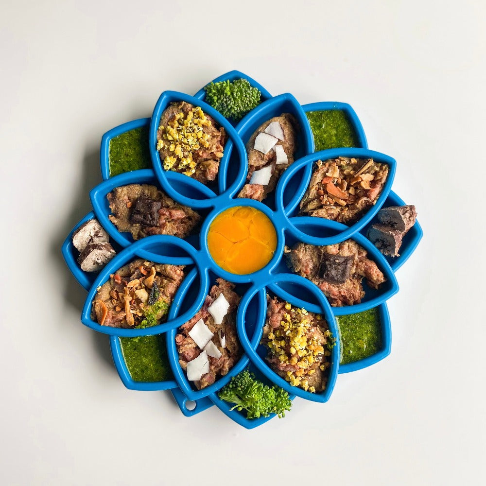 SodaPup Mandala Slow Feeder for Dogs – Enrichment Lick Mat & Puzzle Feeding Tray