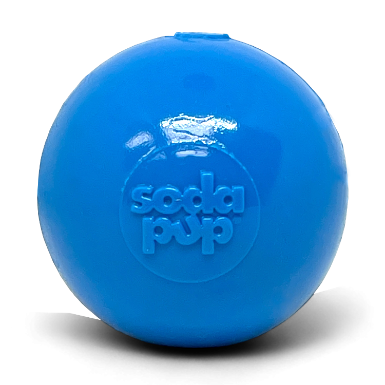 SodaPup Squeak Ball Dog Toy – Durable Floating Squeaky Fetch & Chew Toy (USA Made)