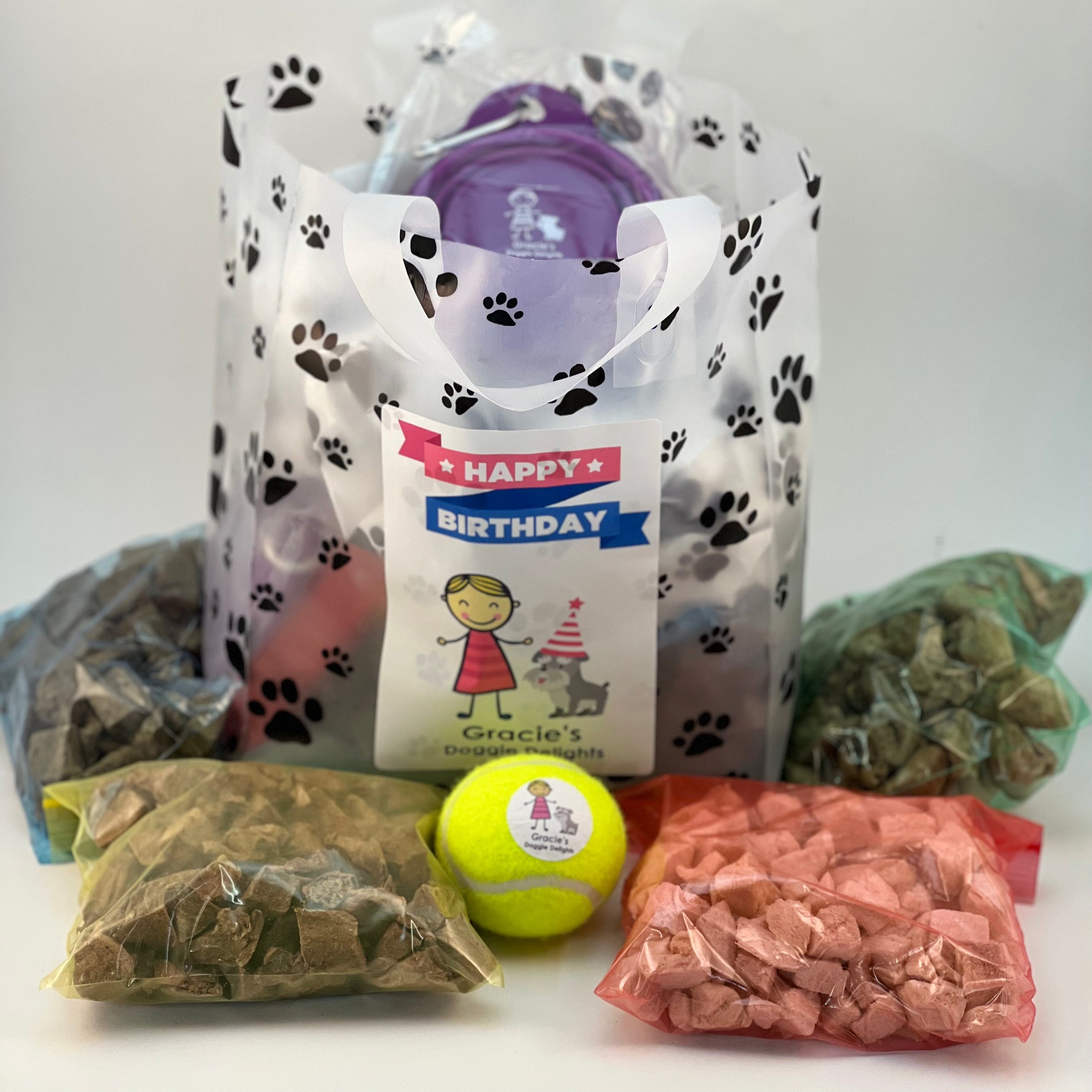 Gracie’s Special Occasion Gift Bags for Dogs – Custom Treat Sets