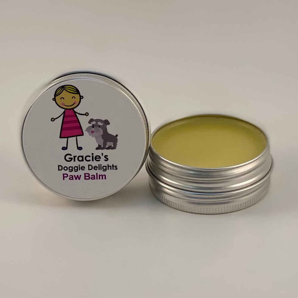 Gracie’s All-Natural Paw Balm for Dogs – 1oz Travel-Friendly Tin