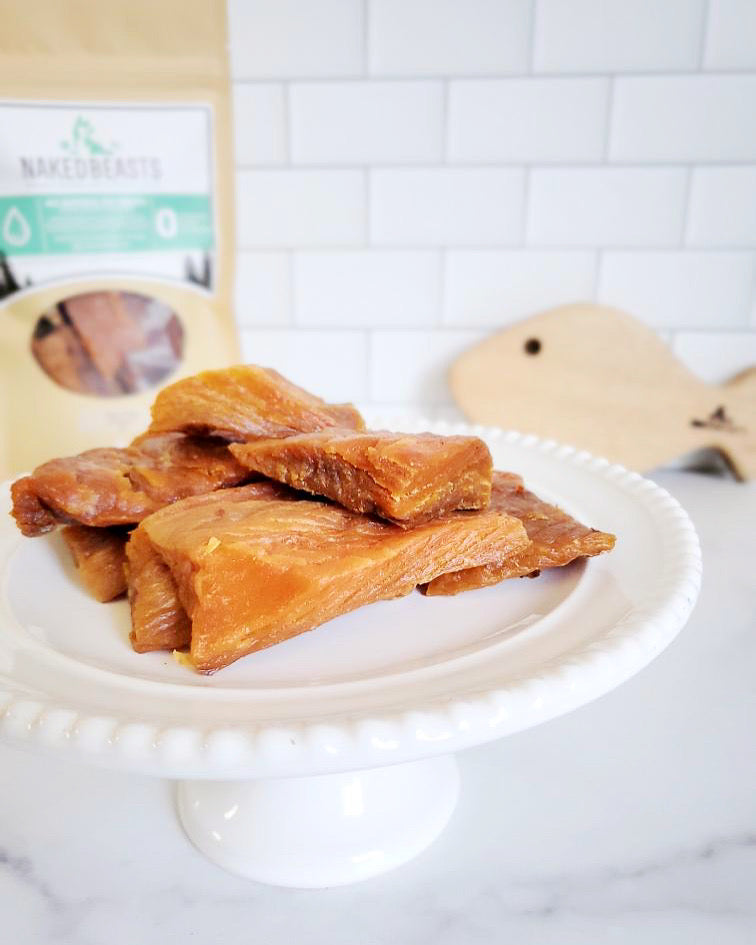 Dehydrated Salmon Fillet Dog & Cat Treats – Omega-3 Rich Single-Ingredient Salmon