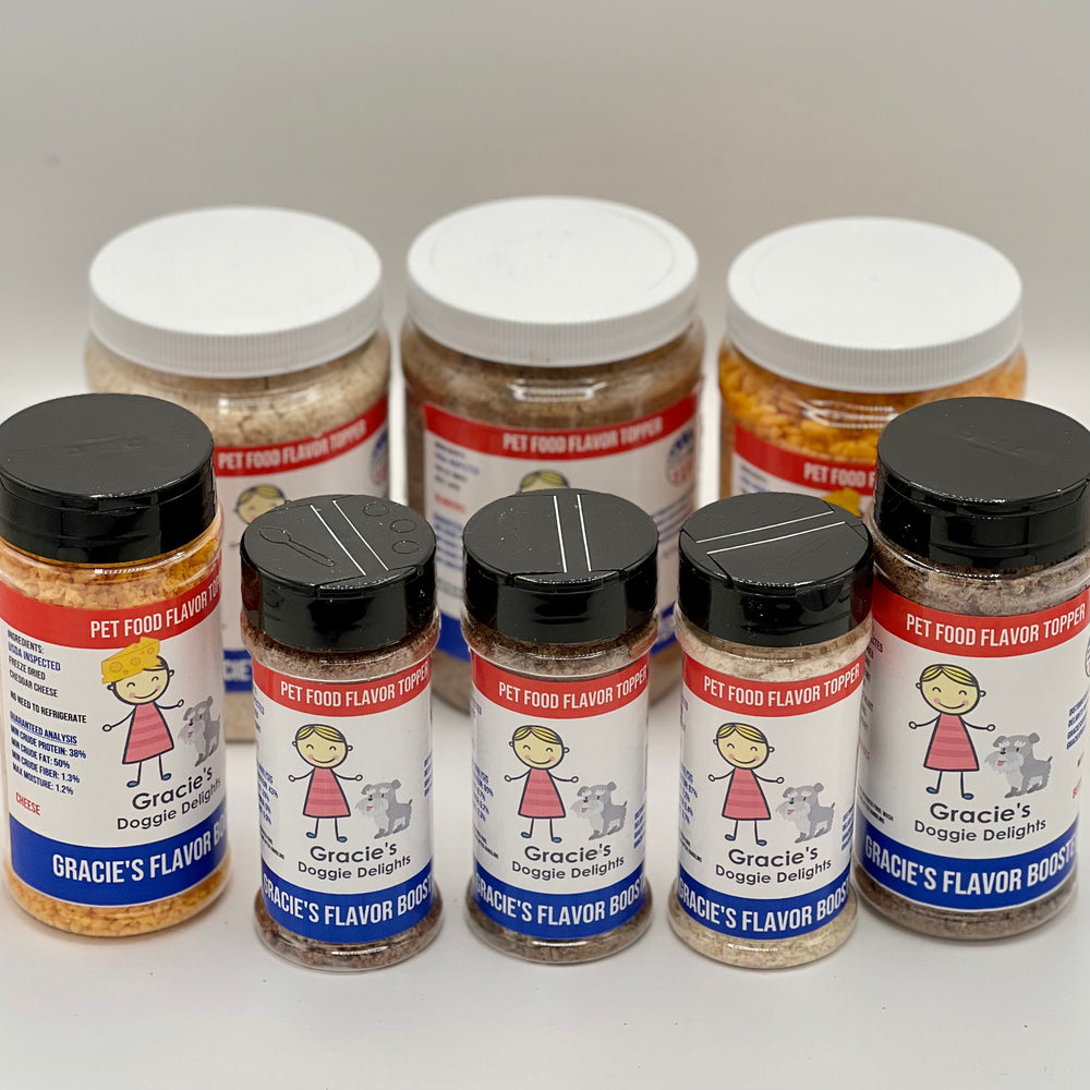 Gracie’s Flavor Booster Pet Food Toppers – All-Natural Freeze-Dried Enhancers