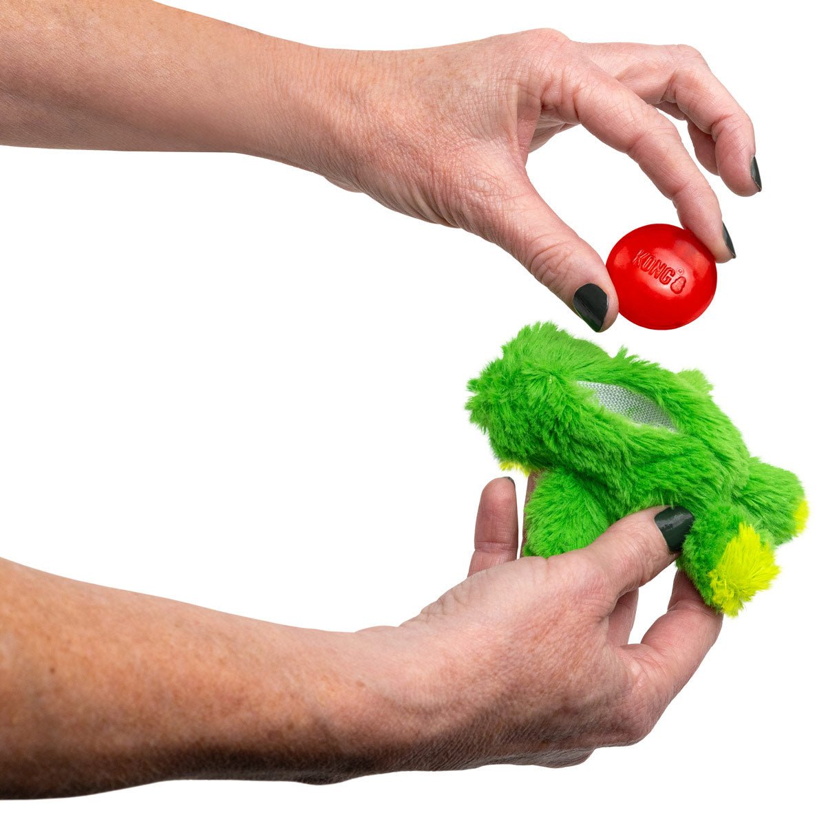 KONG Dr. Noyz X-Small Plush Dog Toys — Big Fun for Tiny Pups