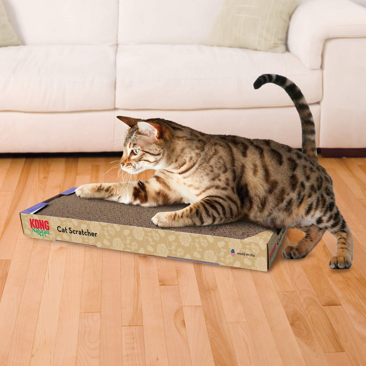 KONG Naturals Cat Scratcher with Catnip
