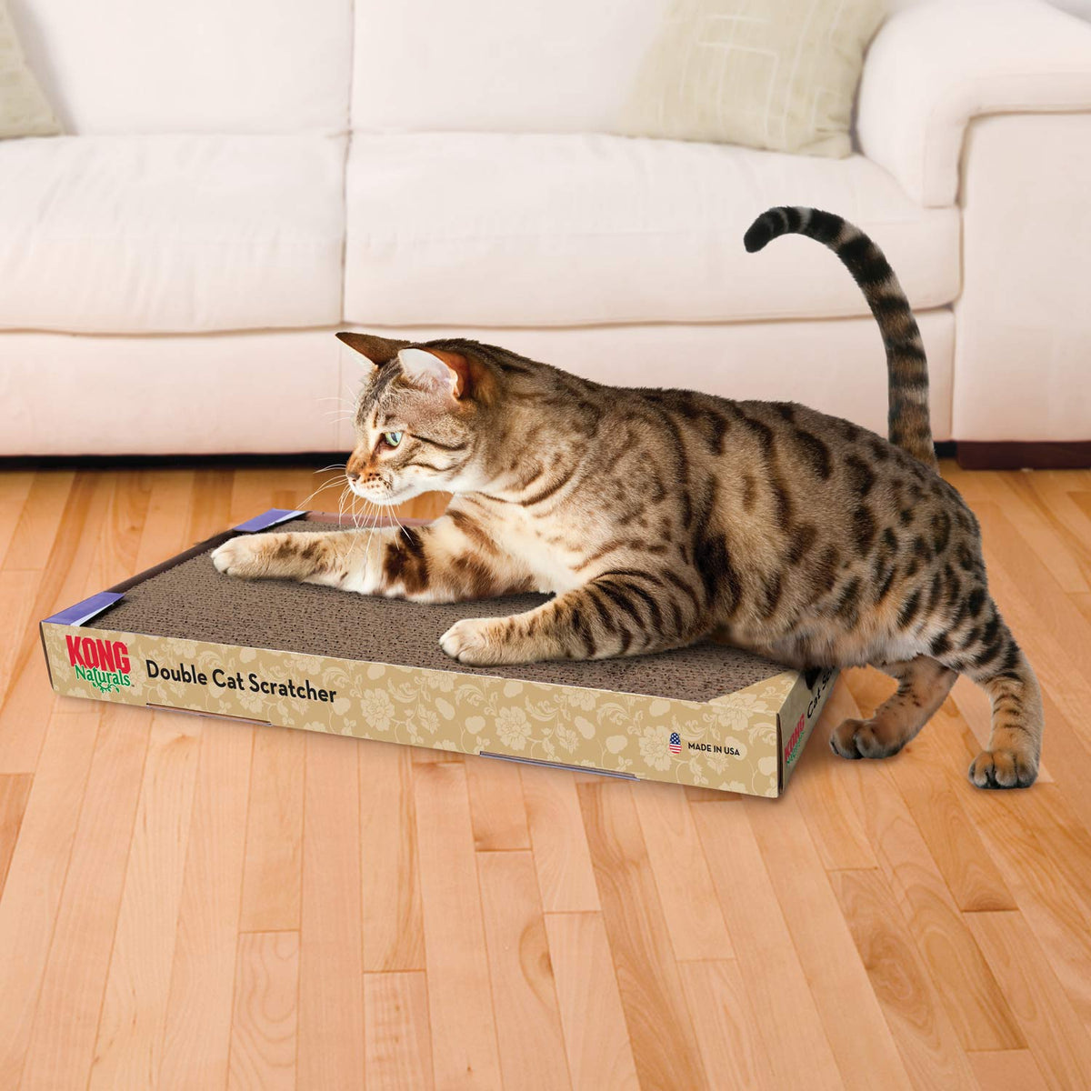 KONG Naturals Cat Scratcher with Catnip