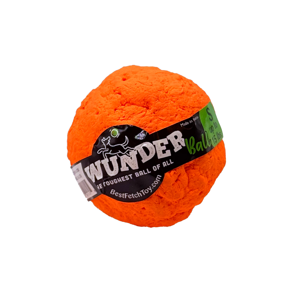 WUNDERball Natural Rubber Dog Ball – Durable Fetch Toy for Aggressive Chewers & Water Play