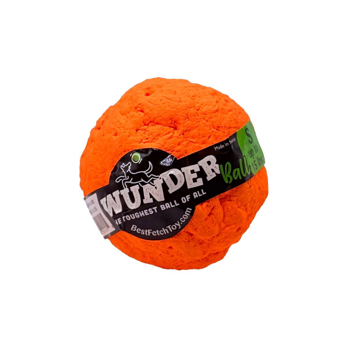 WUNDERball Natural Rubber Dog Ball – Durable Fetch Toy for Aggressive Chewers & Water Play