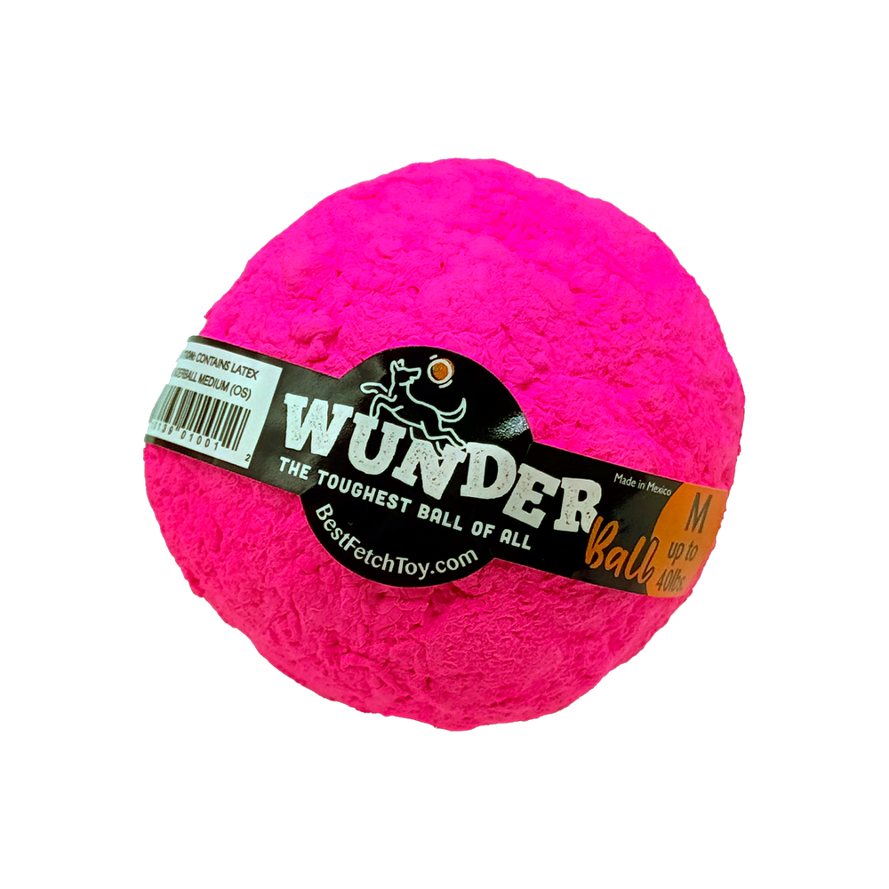 WUNDERball Natural Rubber Dog Ball – Durable Fetch Toy for Aggressive Chewers & Water Play