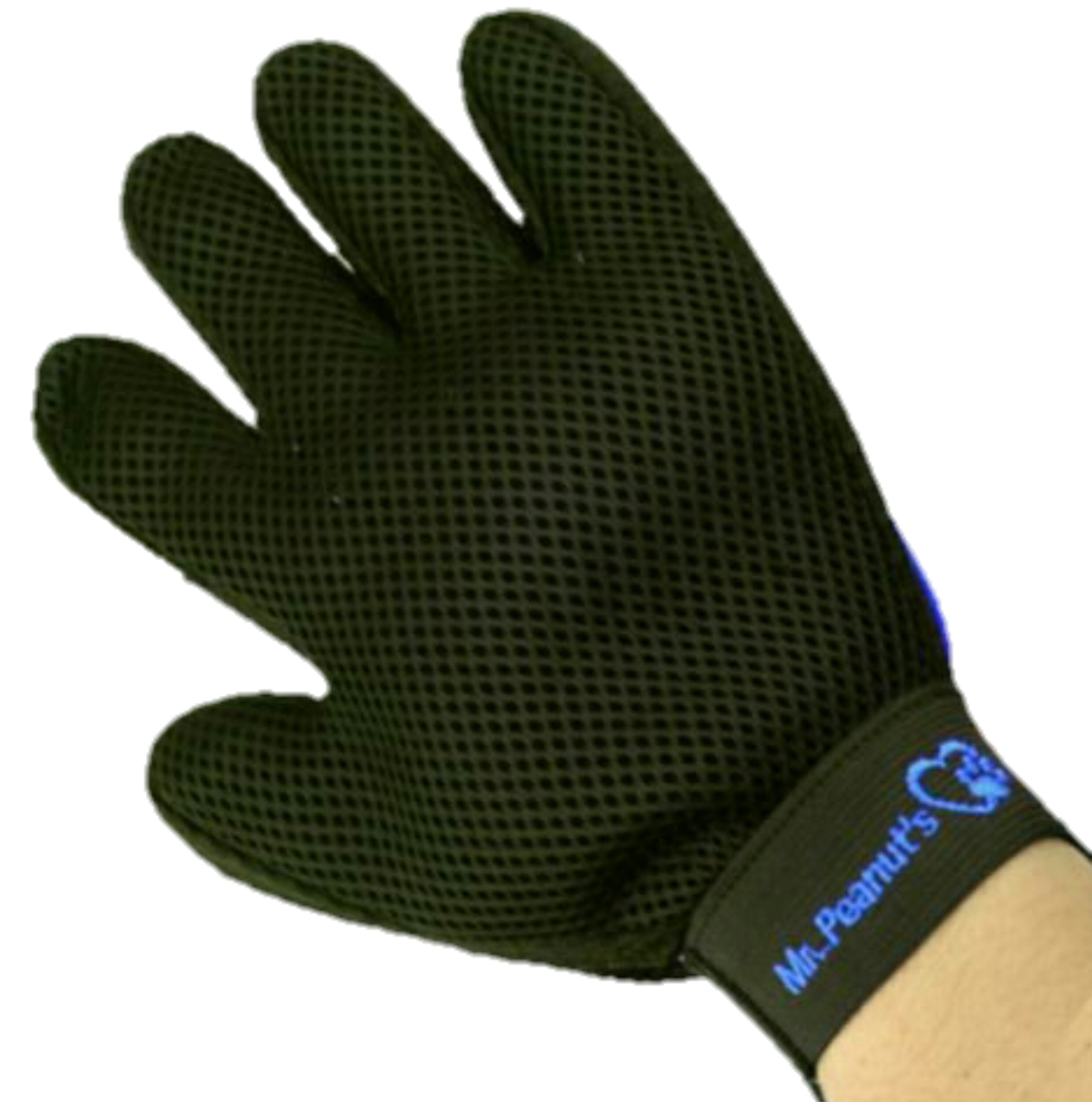 Mr. Peanut’s 2-Pack Pet Grooming Gloves with 259 Silicone Pins