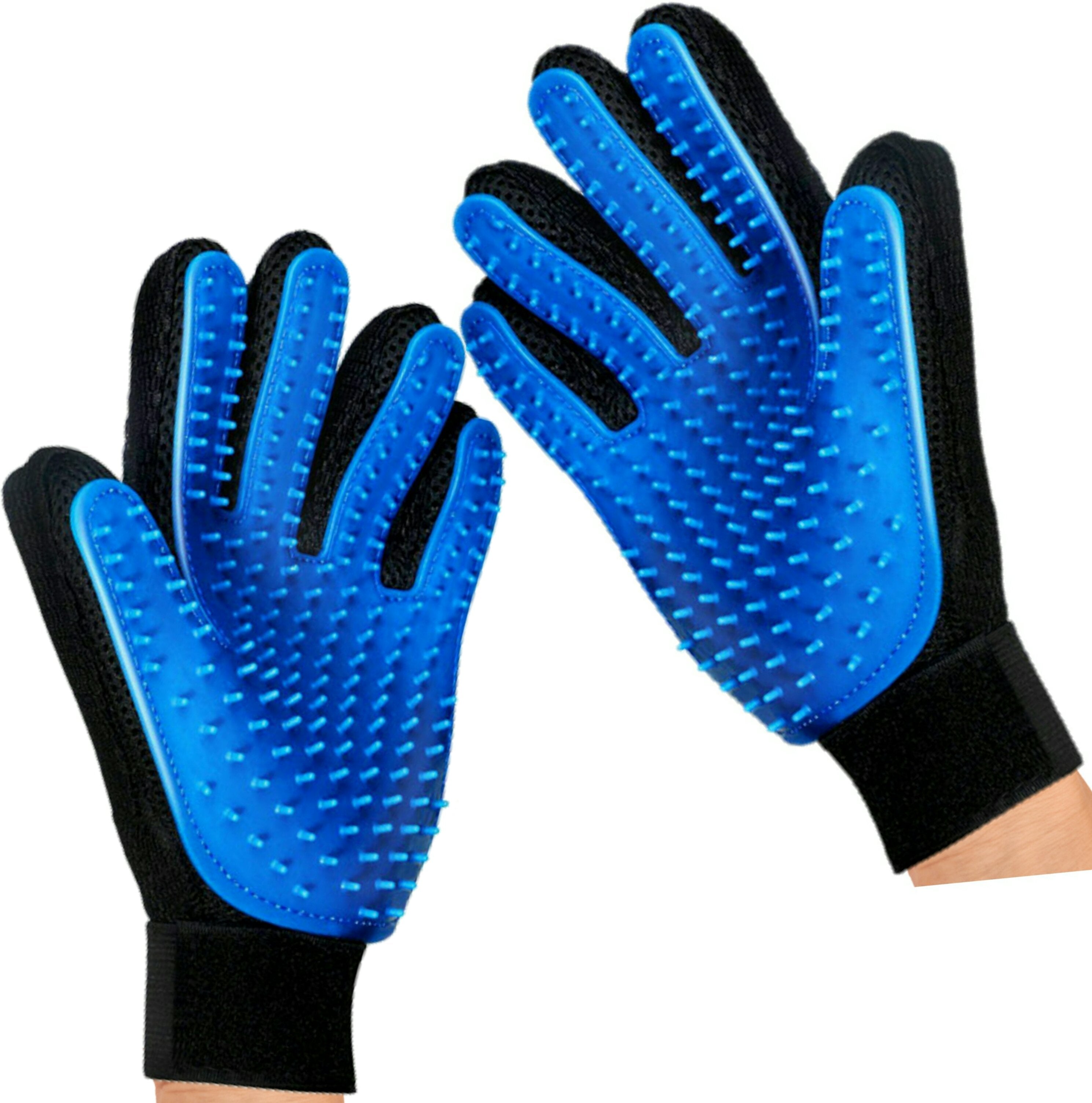 Mr. Peanut’s 2-Pack Pet Grooming Gloves with 259 Silicone Pins