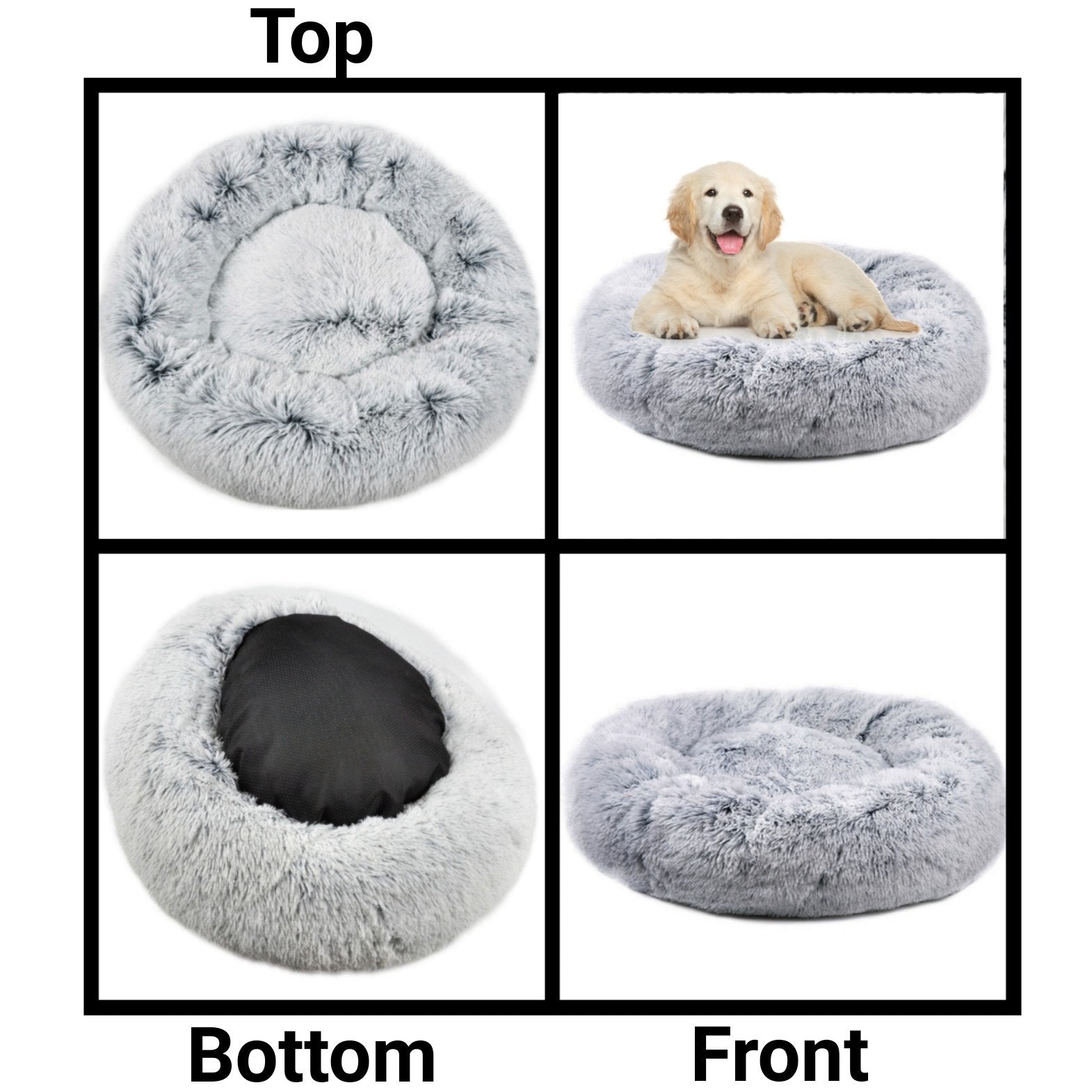Mr. Peanut’s OrthoPlush® 23" Orthopedic Pet Bed – Luxuriously Soft, Vet-Designed Support for Dogs & Cats