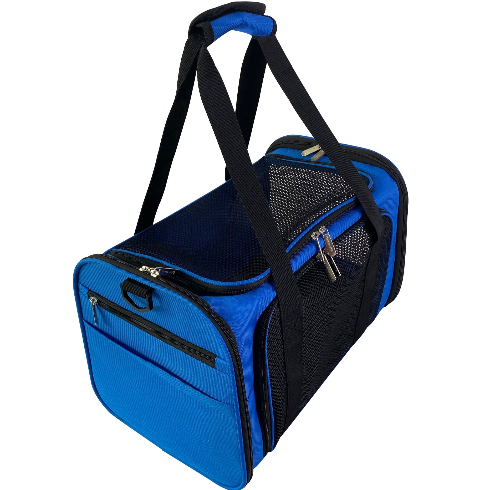 Mr. Peanut’s Silver Series Soft-Sided Pet Carrier – Airline Approved Travel Bag for Small Dogs & Cats