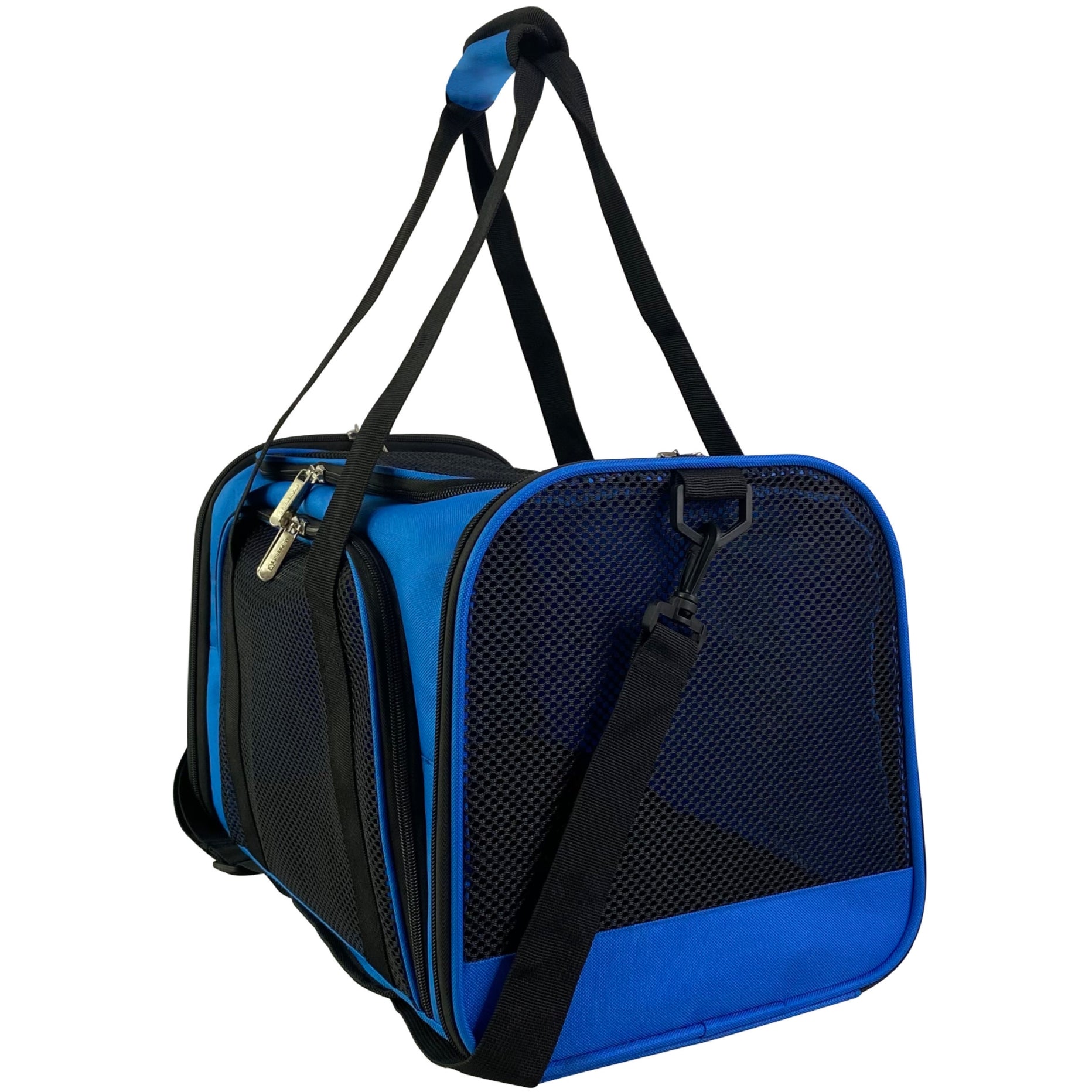 Mr. Peanut’s Silver Series Soft-Sided Pet Carrier – Airline Approved Travel Bag for Small Dogs & Cats