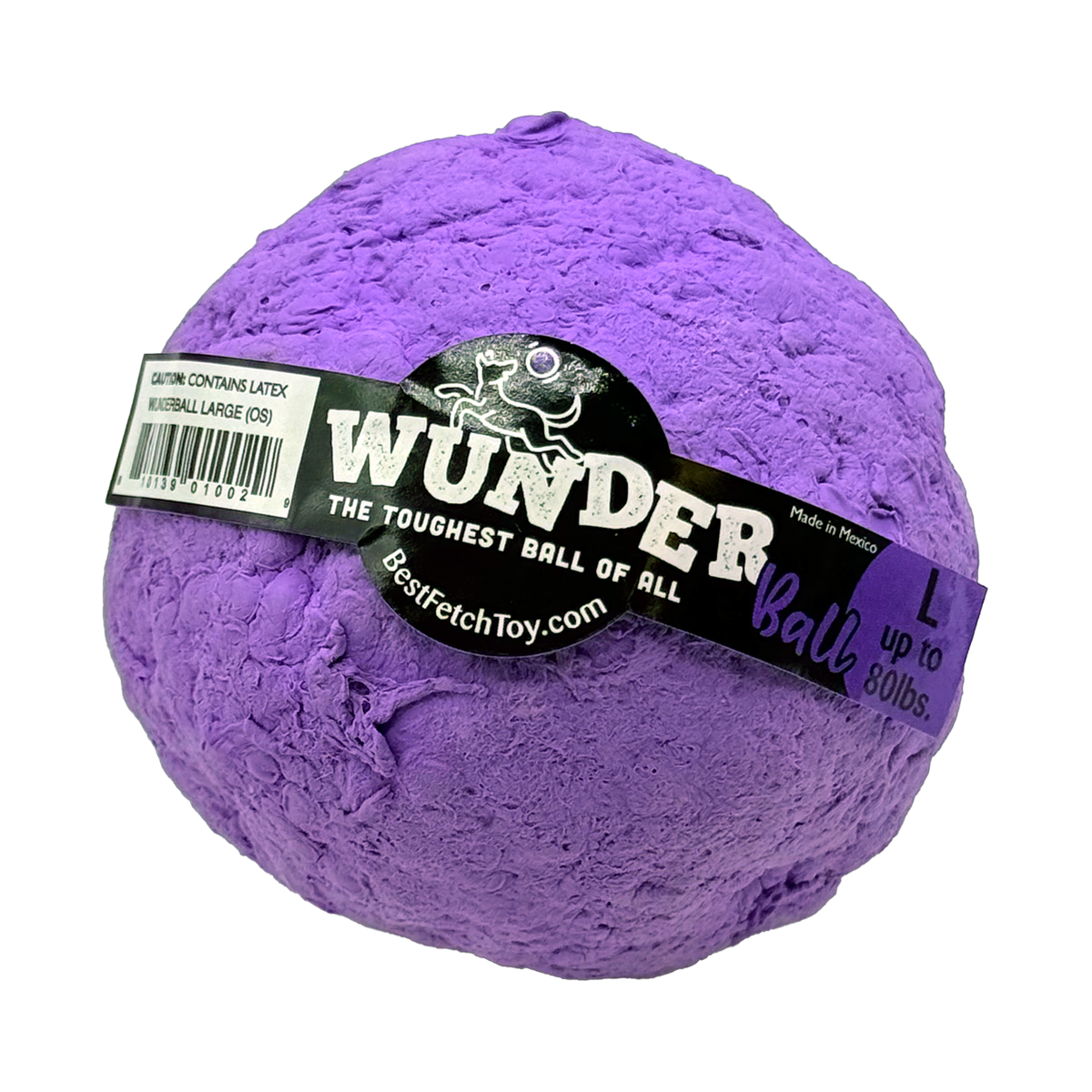WUNDERball Natural Rubber Dog Ball – Durable Fetch Toy for Aggressive Chewers & Water Play