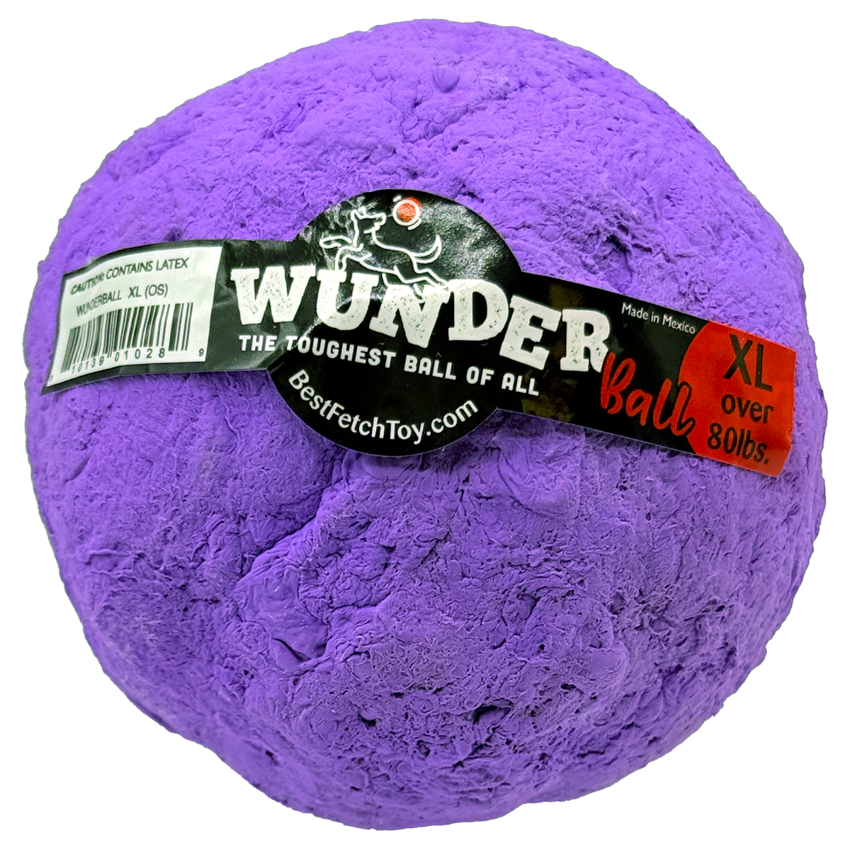 WUNDERball Natural Rubber Dog Ball – Durable Fetch Toy for Aggressive Chewers & Water Play