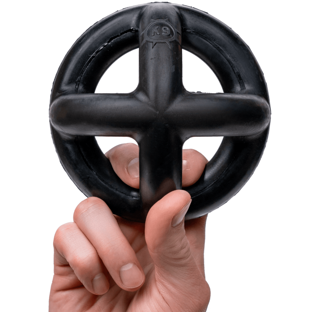 Monster K9® Indestructible Ring Ball Chew Toy for Aggressive Chewers (Medium–Large Dogs)