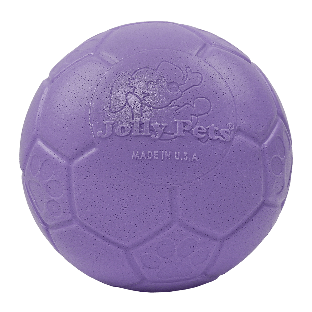 Jolly Pets Soccer Ball Dog Toy – Durable, Bouncy, Floating Ball for Fetch, Pool, and Beach Play