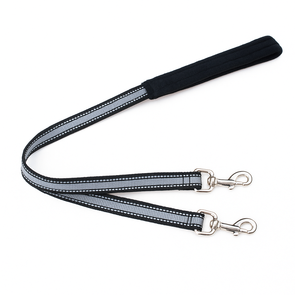 Reflective Double Connection Training Leash – Compatible with Freedom No-Pull Harness