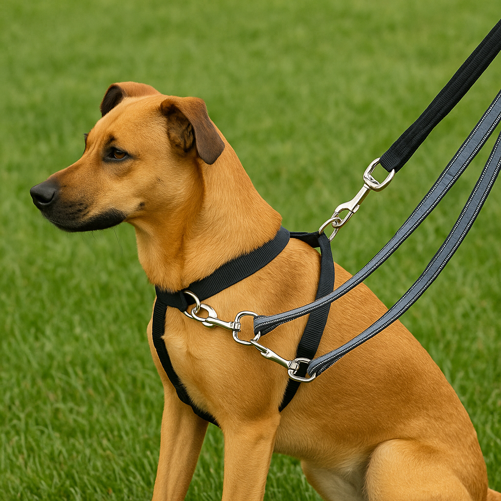 Reflective Double Connection Training Leash – Compatible with Freedom No-Pull Harness