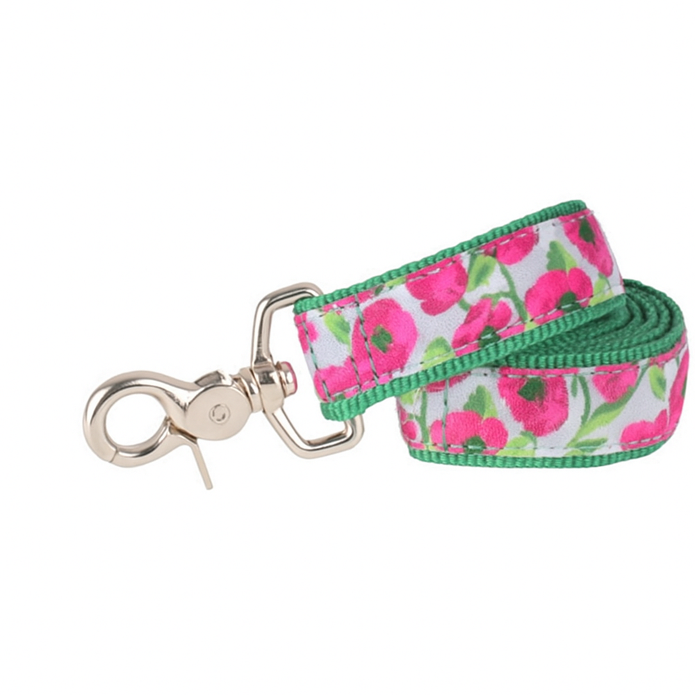 Bold Poppies Velvet Pet Leash by Two Hounds – Soft Touch for Small to Large Dogs