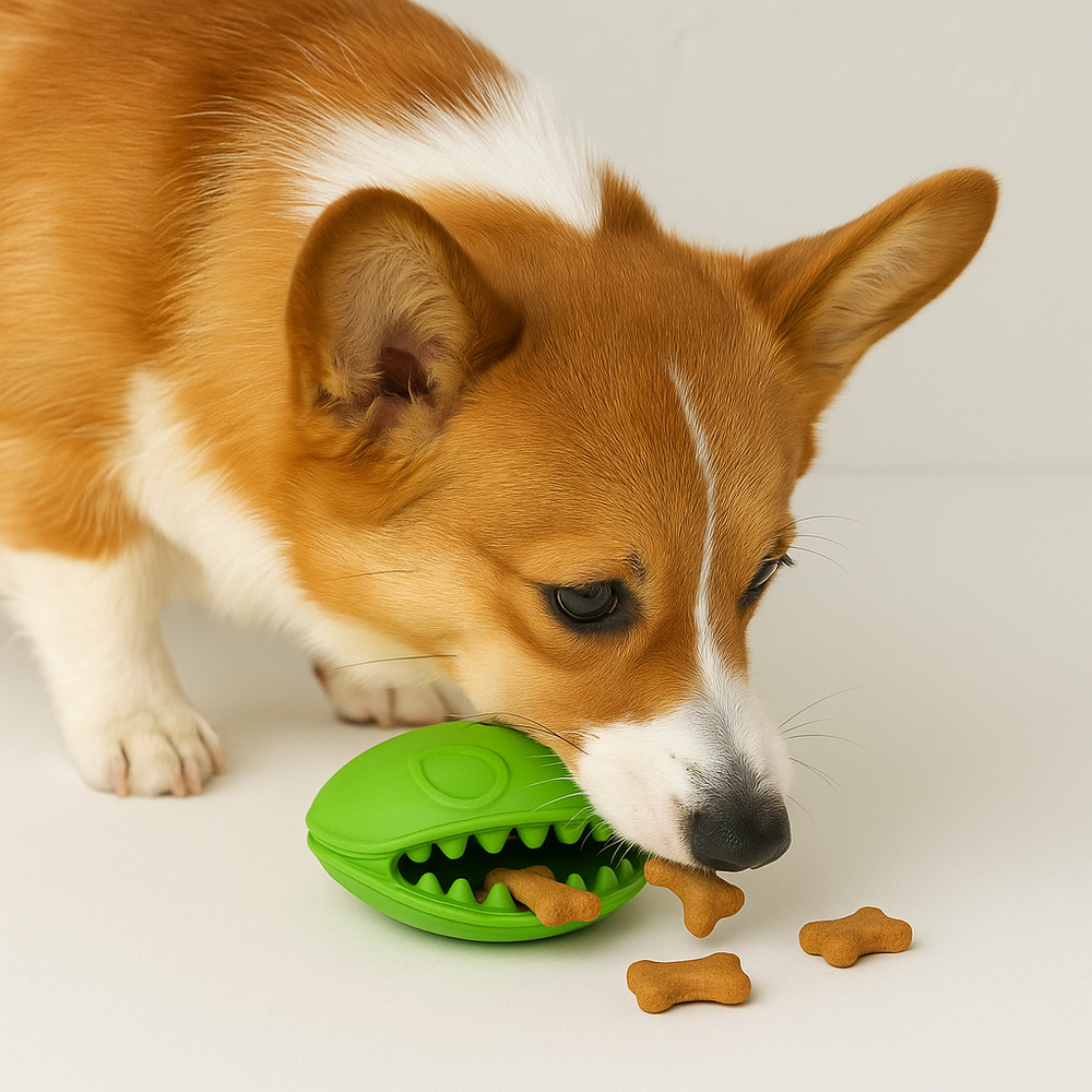 Monster Mouth ™ Treat Ball – Fun Fetch Toy with Freezer-Friendly Design