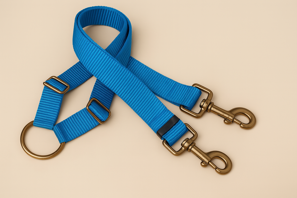 Adjustable No-Tangle Dog Leash Coupler for Walking 2 Dogs – Multiple Colors Available