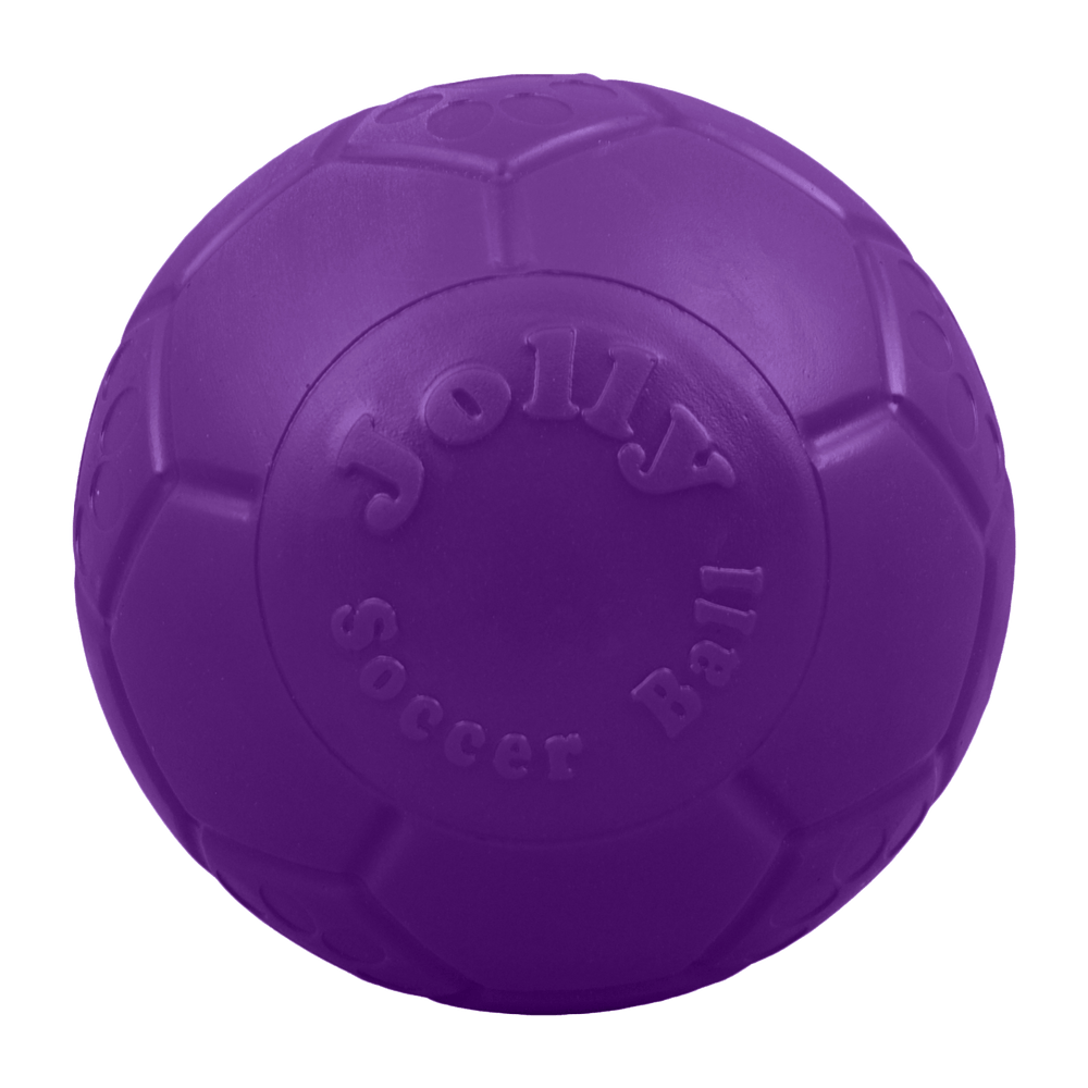 Jolly Pets Soccer Ball Dog Toy – Durable, Bouncy, Floating Ball for Fetch, Pool, and Beach Play