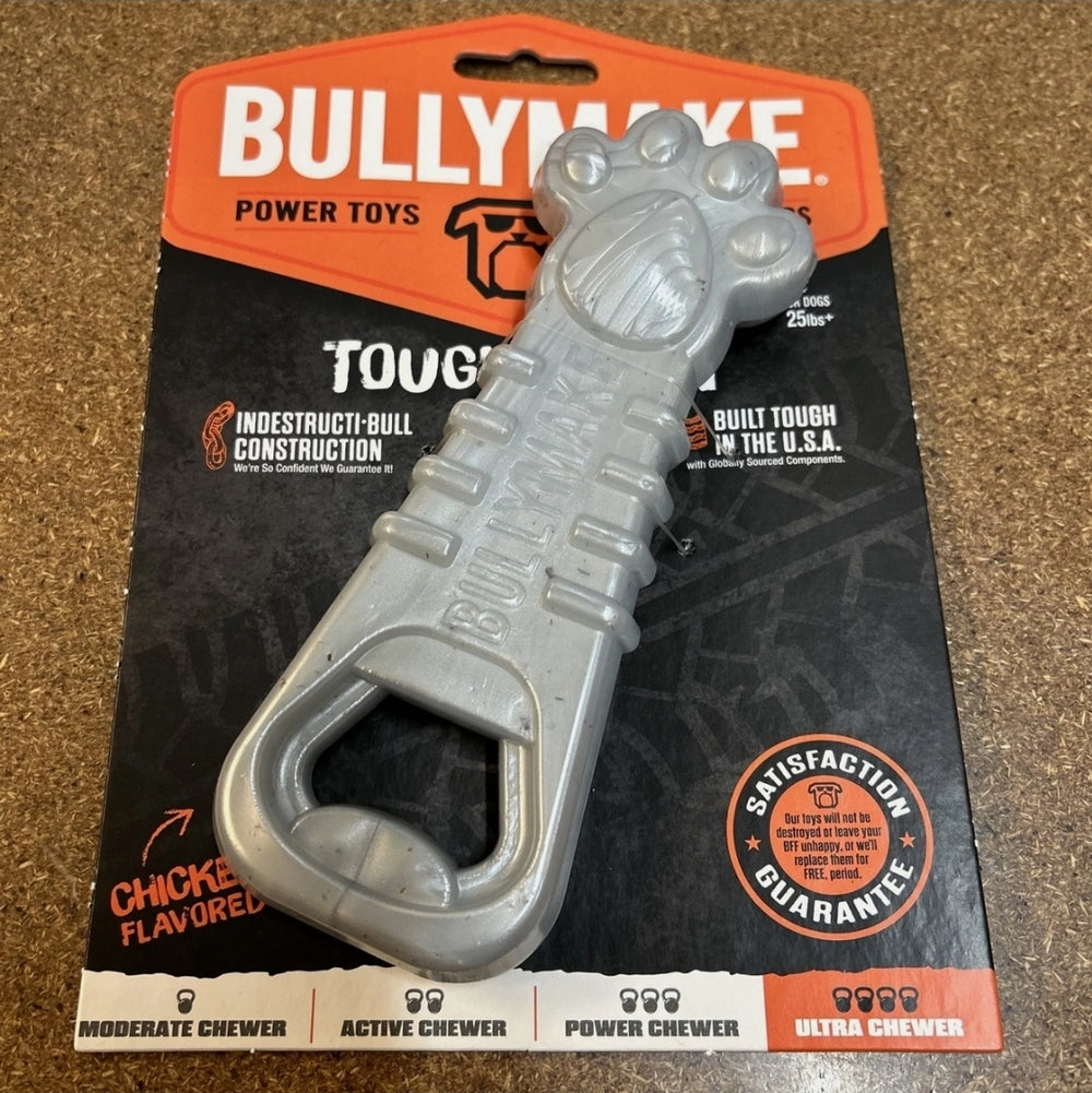 BULLYMAKE Toss ’N Treat – Durable Chew Toy with Paw-Activated Treat Opener