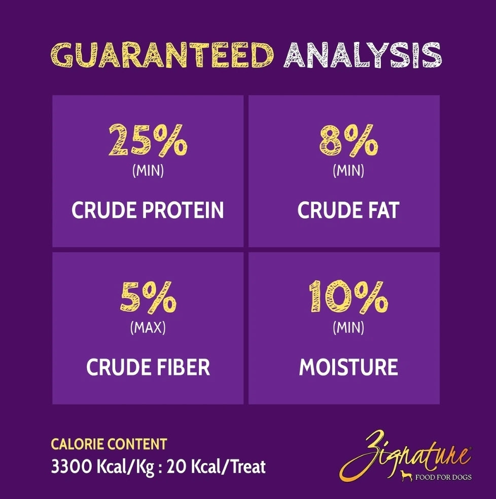 Zignature Zssential Ziggy Bars Dog Treats – Grain-Free Multi-Protein Crunchy Training Treats