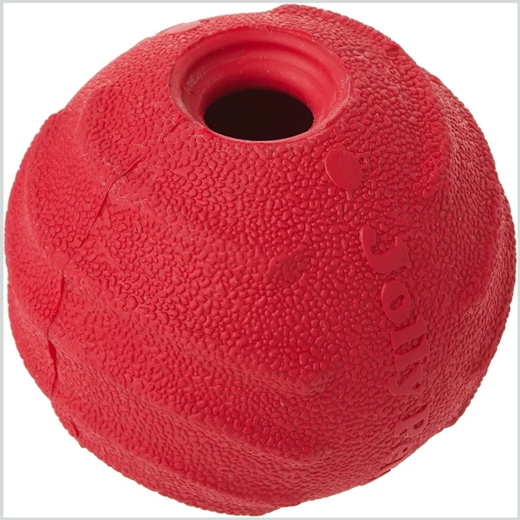 Jolly Pets Jolly Tuff Tosser Durable Chew & Treat Dog Toy – Bouncy, Tough, and Stuffable!