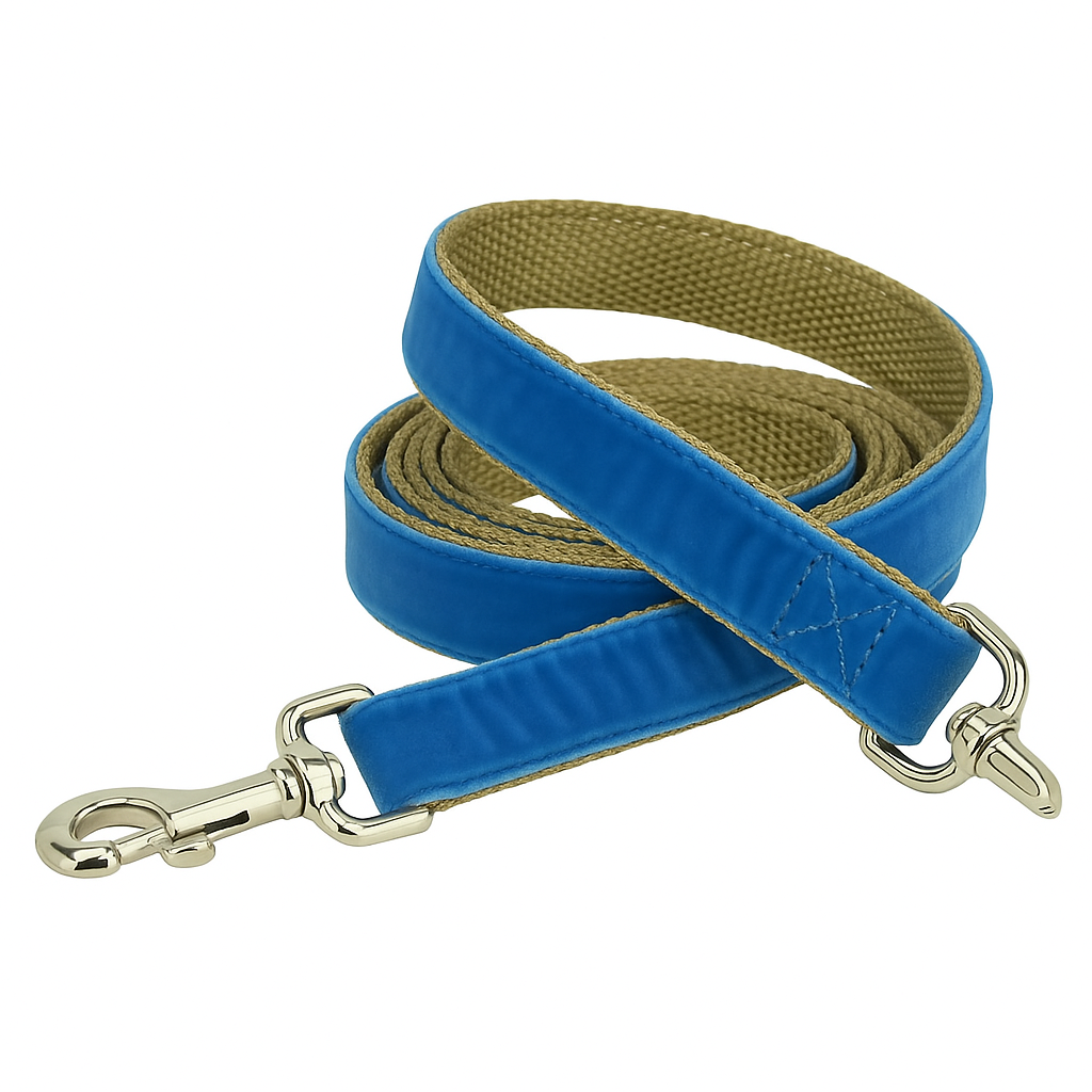 Swiss Velvet Dog Leash by 2 Hounds Design – Elegant, Durable & Made in the USA