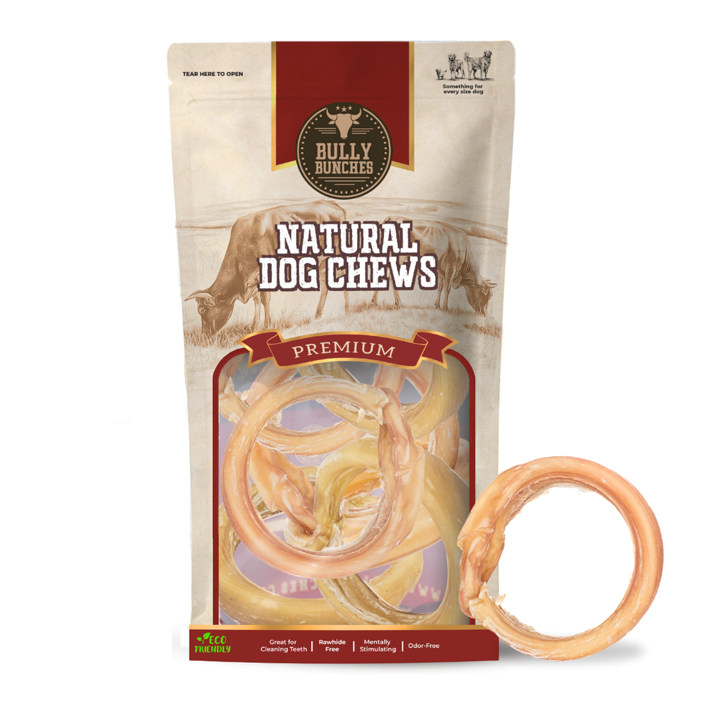 Small Bully Stick Ring – All-Natural Chew for Dogs