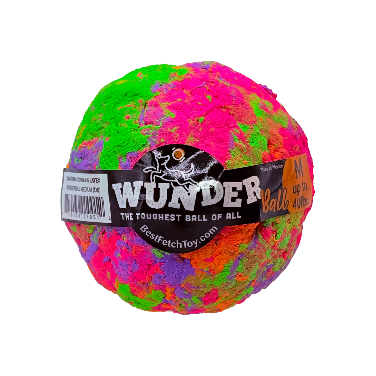 WUNDERball Natural Rubber Dog Ball – Durable Fetch Toy for Aggressive Chewers & Water Play
