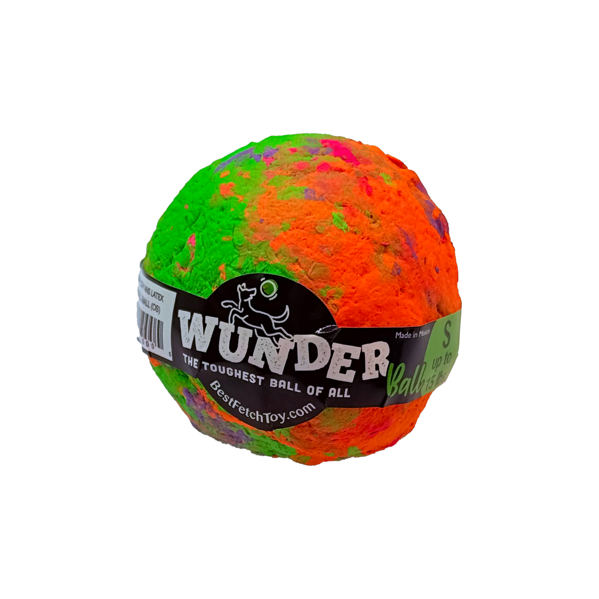 WUNDERball Natural Rubber Dog Ball – Durable Fetch Toy for Aggressive Chewers & Water Play