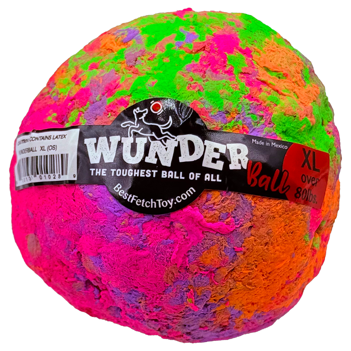 WUNDERball Natural Rubber Dog Ball – Durable Fetch Toy for Aggressive Chewers & Water Play