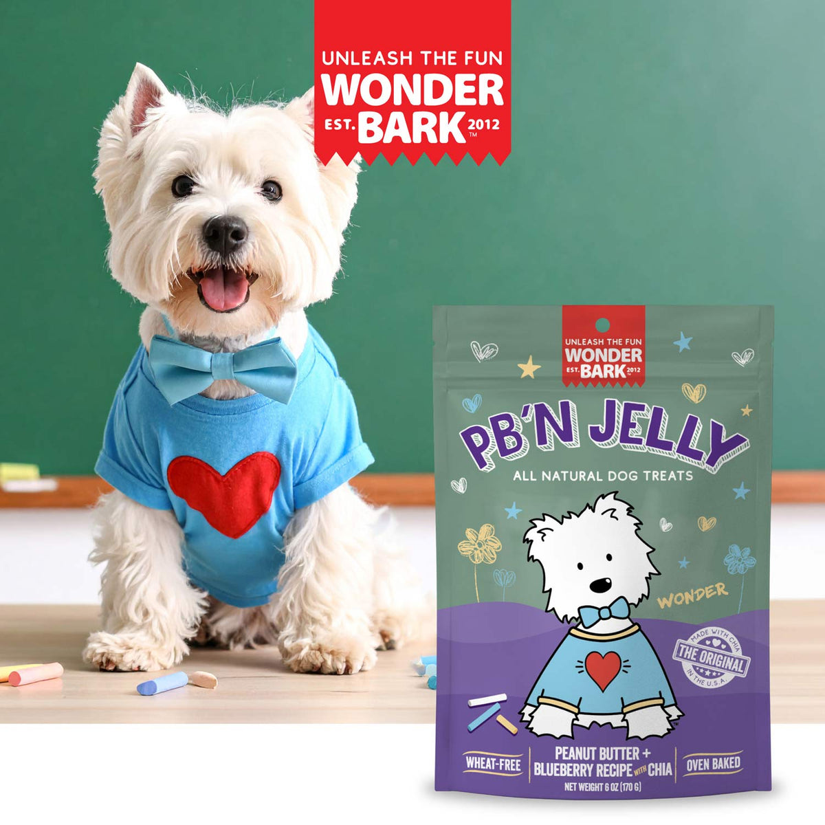 Wonder Bark Everyday All-Natural Dog Treats – Small-Batch Crunchy Biscuits