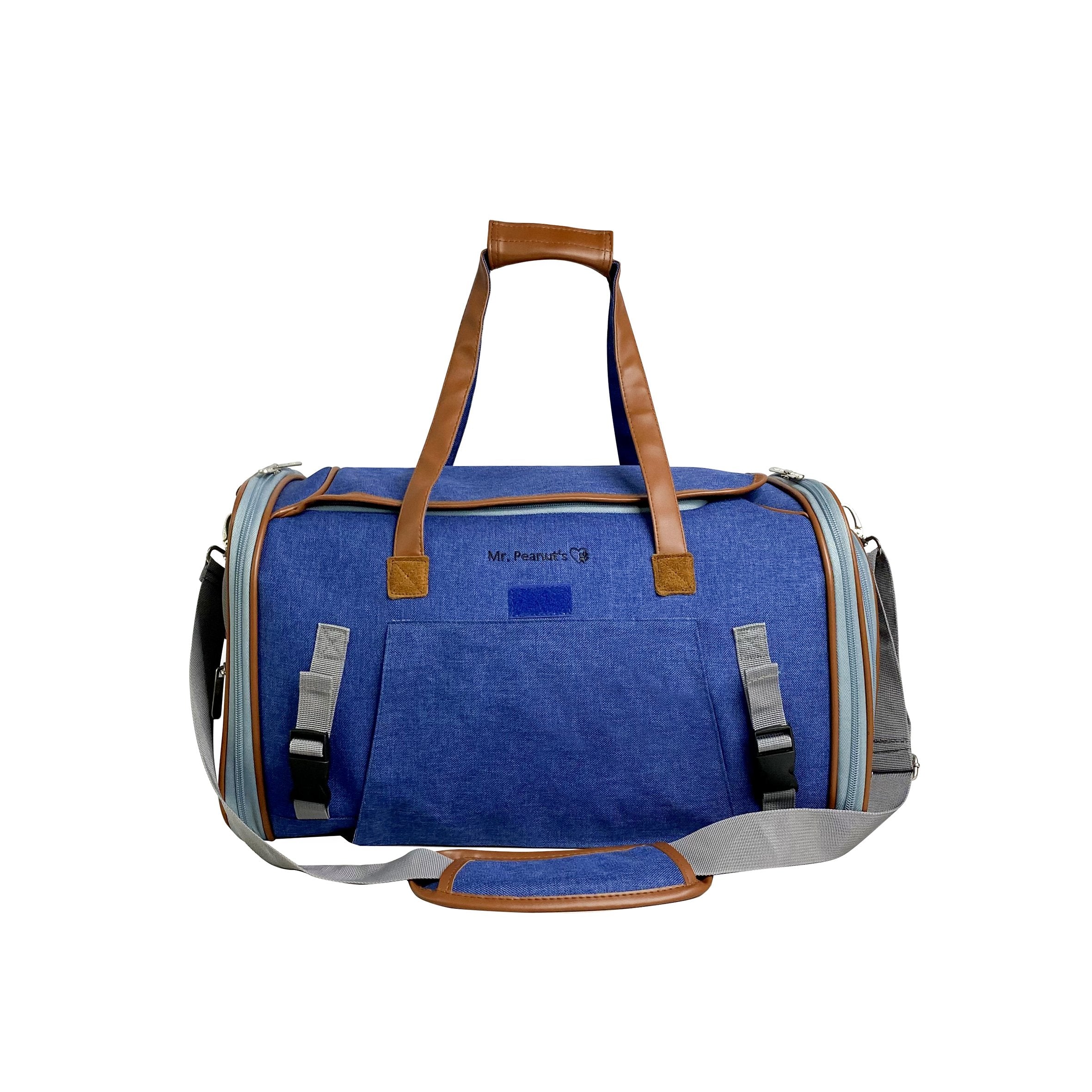 Mr. Peanut’s Gold Series Expandable Pet Carrier – Airline Compliant Soft-Sided Travel Bag for Small Dogs & Cats