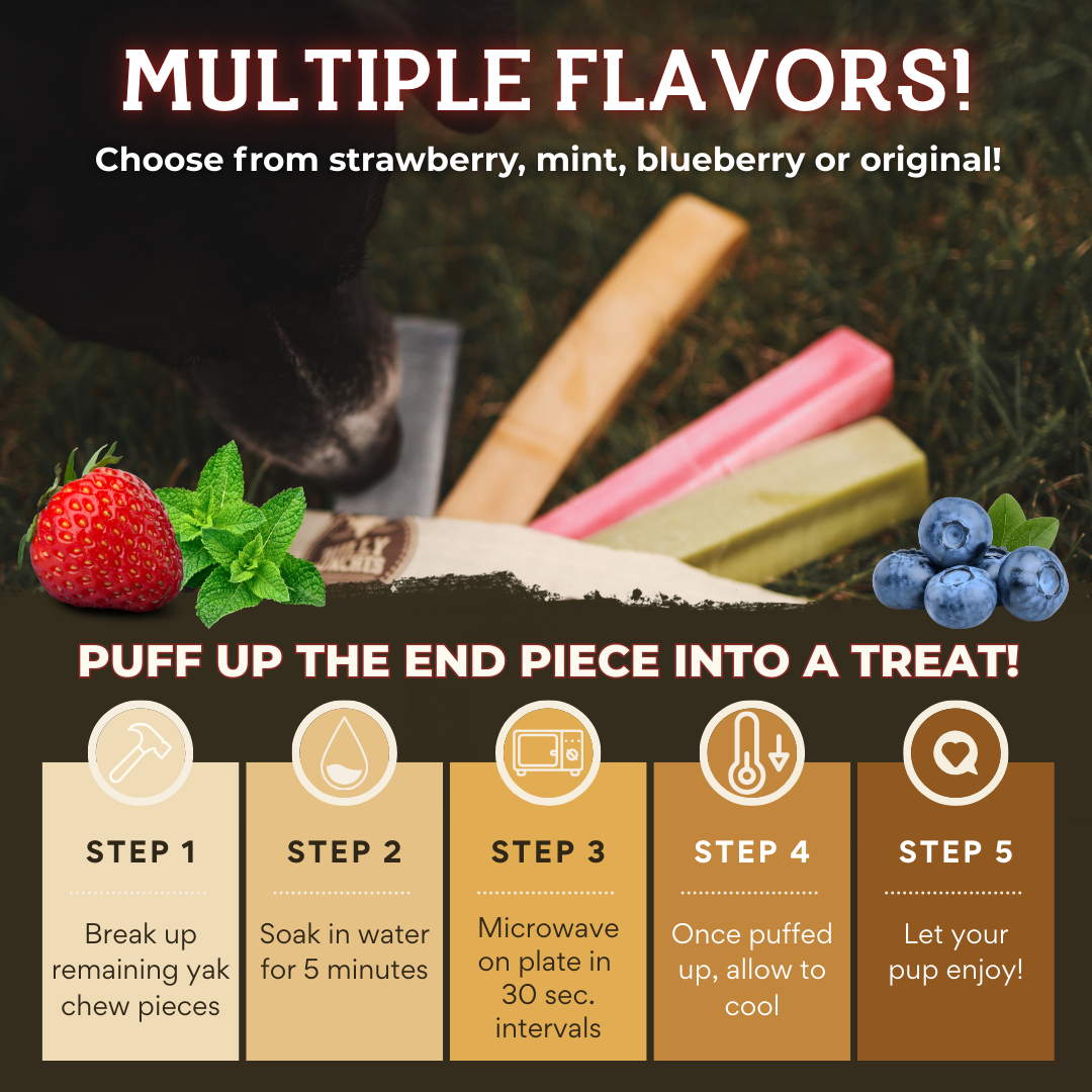 Large Yak Cheese Dog Chews – Long-Lasting Himalayan Yak Milk Chew for Medium Dogs (120–155g)