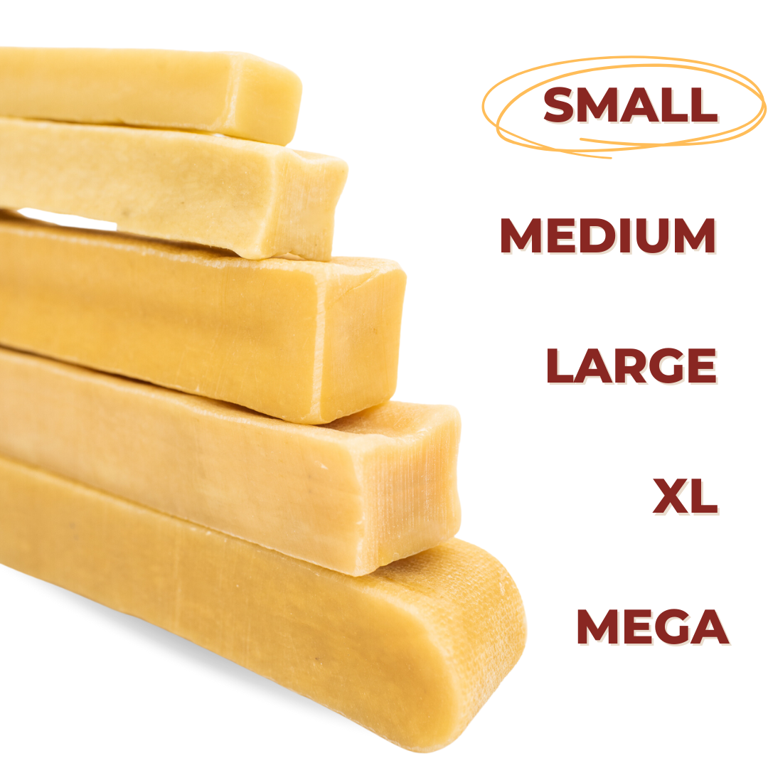 Bully Bunches Yak Chews for Small Dogs | All-Natural Himalayan Cheese 🧀 (Small)